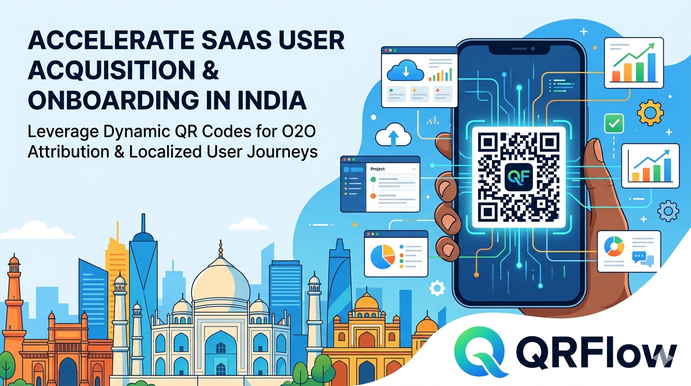 QR Code for SaaS Startups: Accelerate User Acquisition & Onboarding in India